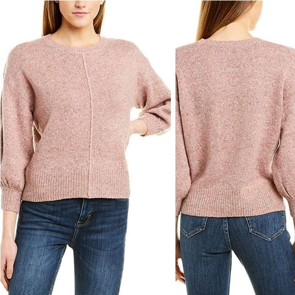 Joie Sweaters - VGUC Joie Baydon Melange Knit Pullover Sweater In Pink Sky